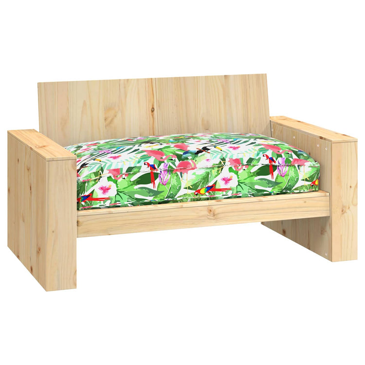 Vidaxx coussin fleurs multicolore 120 x 80 x 12 cm tissu oxford