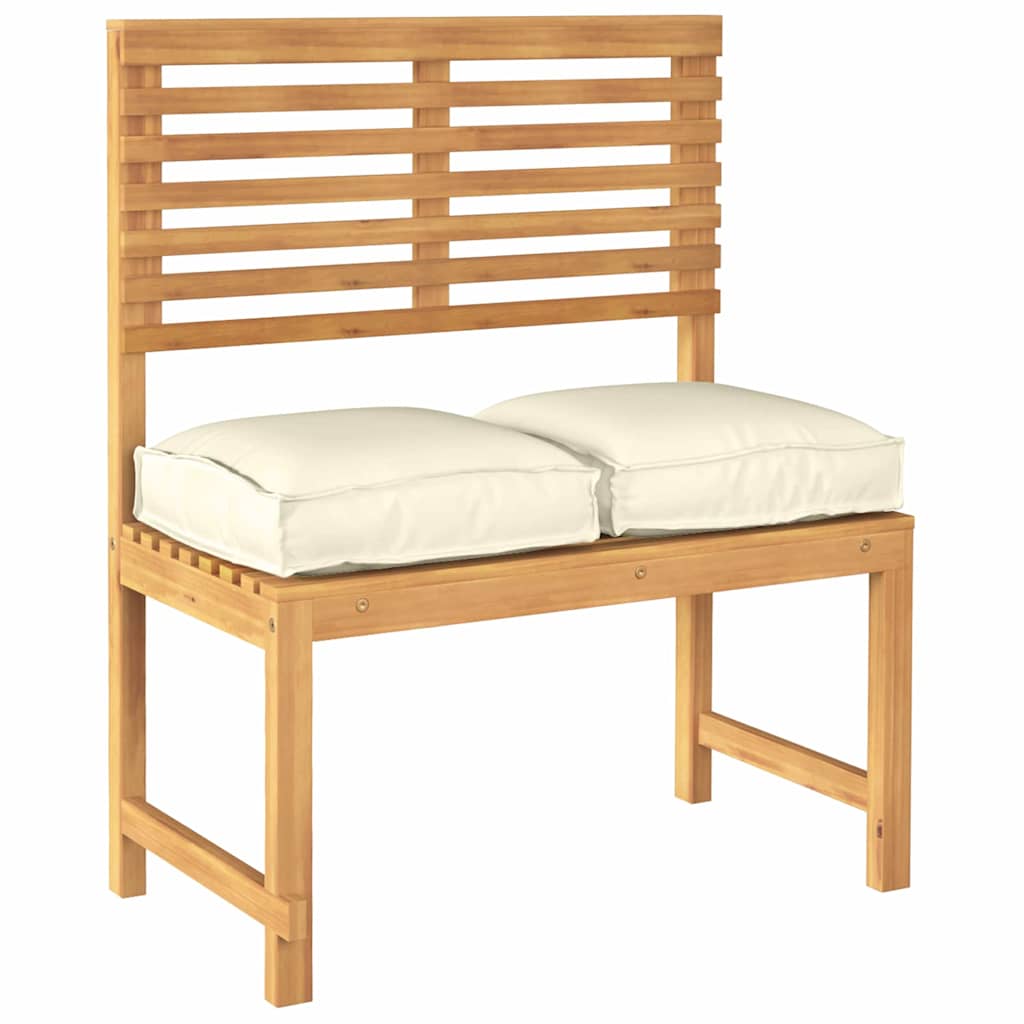 Vidaxl coussin 2 pcs crème 40 x 40 x 8 cm tissu oxford