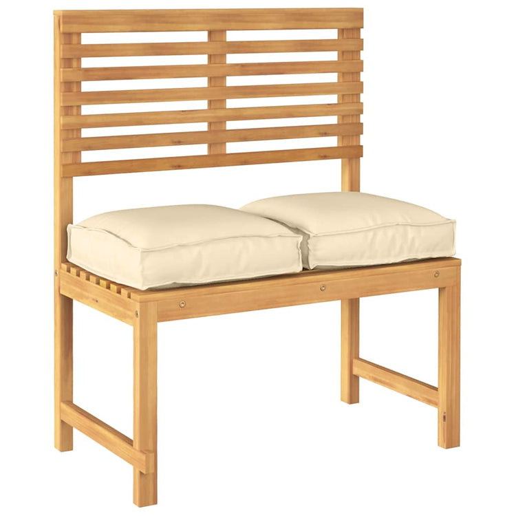 Vidaxl coussin 2 pcs beige 40 x 40 x 8 cm tissu oxford