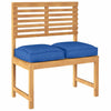 Vidaxxl coussin 2 pcs bleu royal 40 x 40 x 8 cm tissu oxford