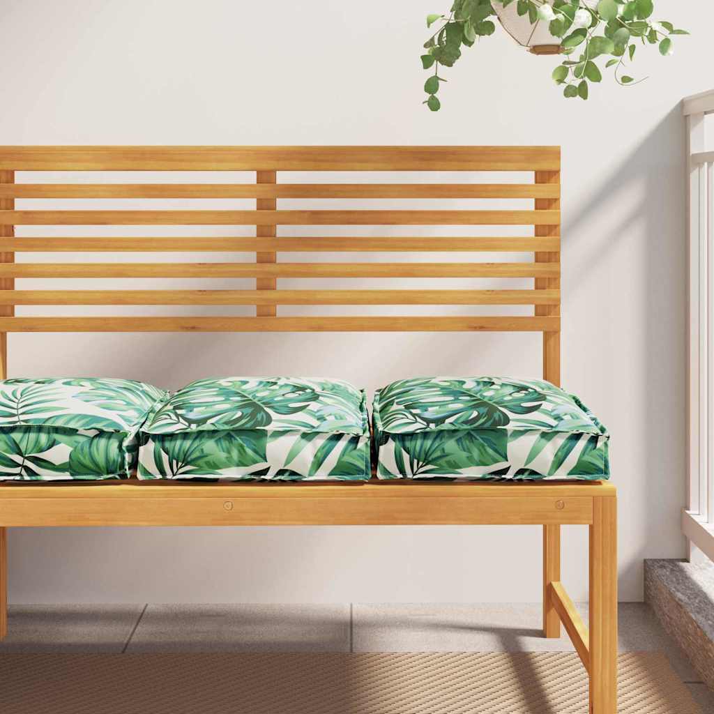 Vidaxl drap de coussin 2 pcs motif feuille 40 x 40 x 8 cm tissu oxford
