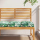 Vidaxl drap de coussin 2 pcs motif feuille 40 x 40 x 8 cm tissu oxford