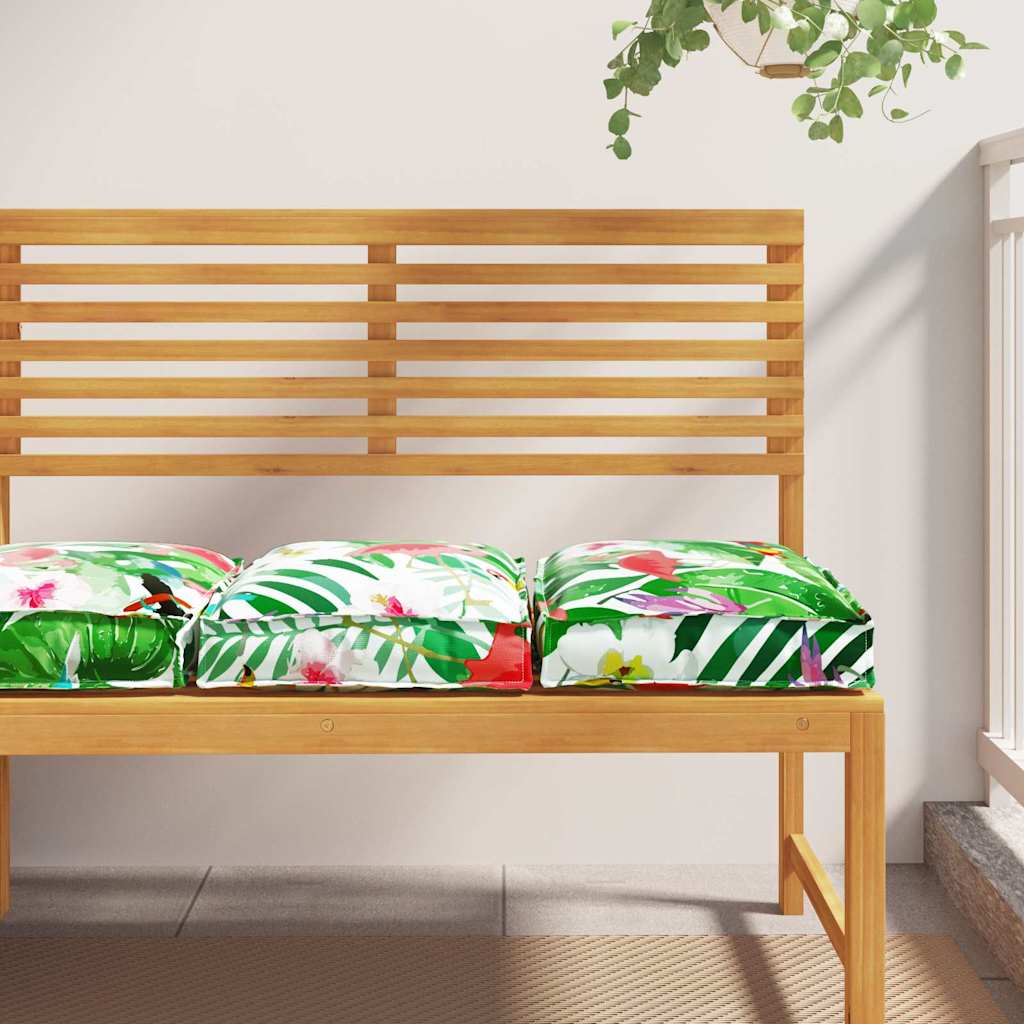 Vidaxx coussin fleurs 2 pcs multicolore 40 x 40 x 8 cm tissu oxford