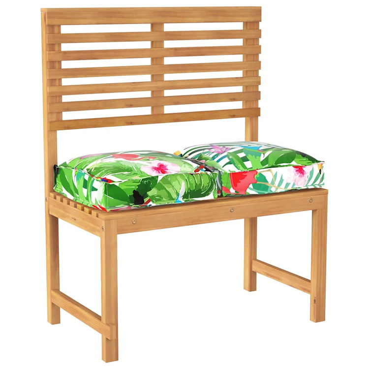 Vidaxx coussin fleurs 2 pcs multicolore 40 x 40 x 8 cm tissu oxford