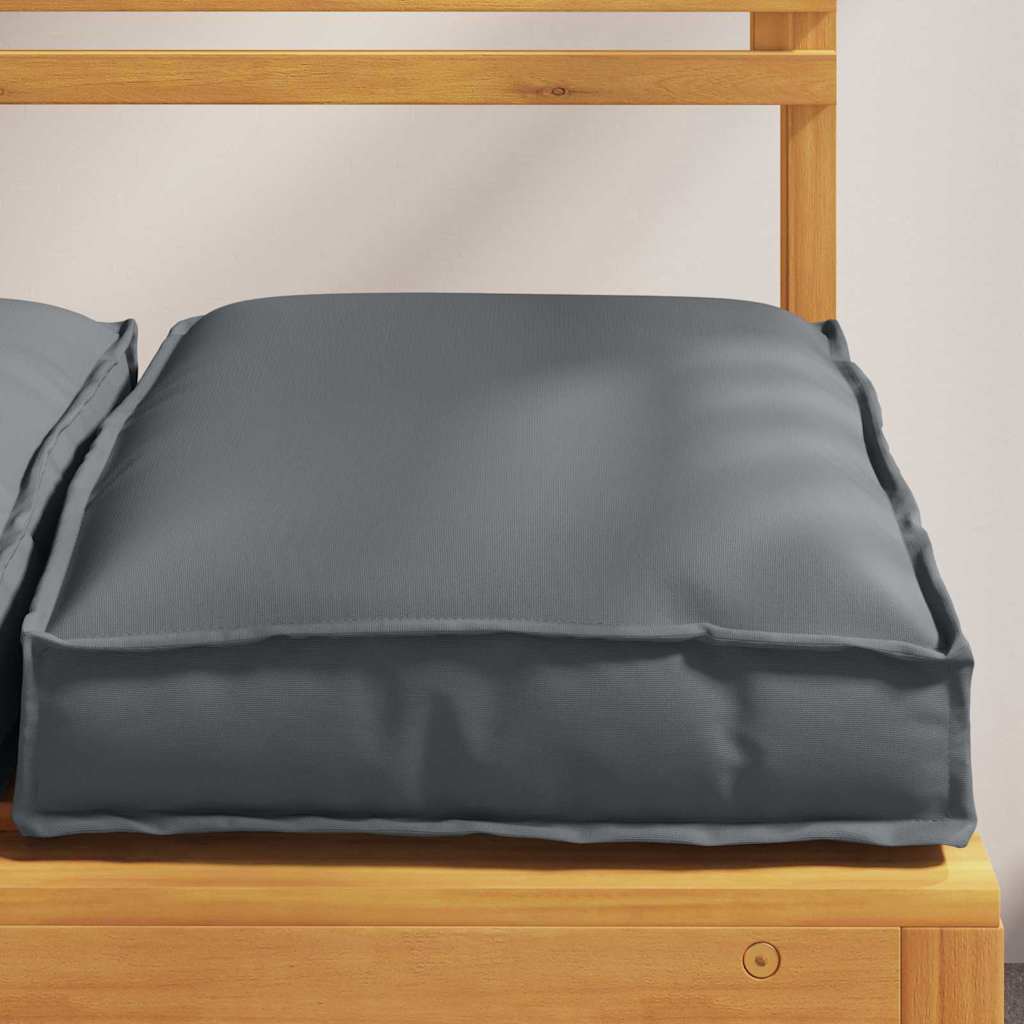 Vidaxxl coussin 4 pcs anthracite 40 x 40 x 8 cm tissu oxford