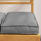 Vidaxl coussin 4 pcs gris 40 x 40 x 8 cm tissu oxford