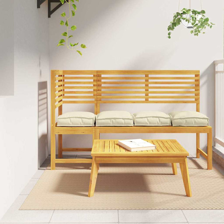 Vidaxl coussin 4 pcs crème 40 x 40 x 8 cm tissu oxford