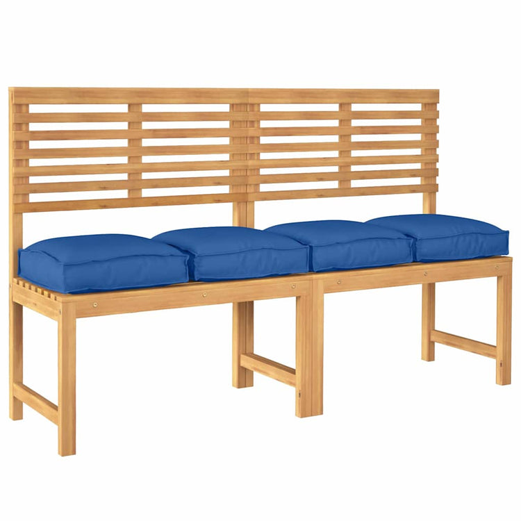 VidaXL coussin 4 pcs bleu royal 40 x 40 x 8 cm tissu oxford