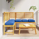 Vidaxxl coussin 6 pcs bleu royal 40 x 40 x 8 cm tissu oxford