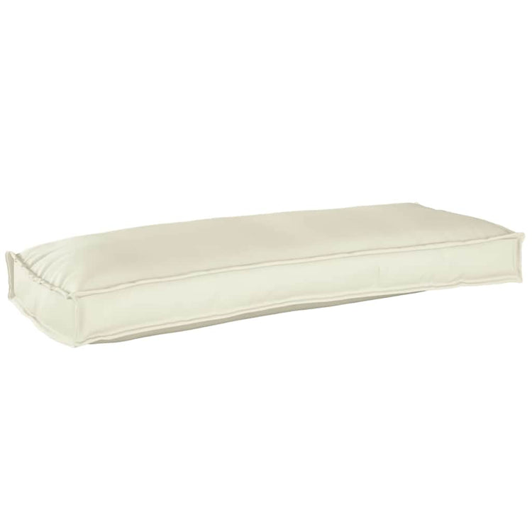 Vidaxl coussin crème 100 x 40 x 8 cm tissu oxford