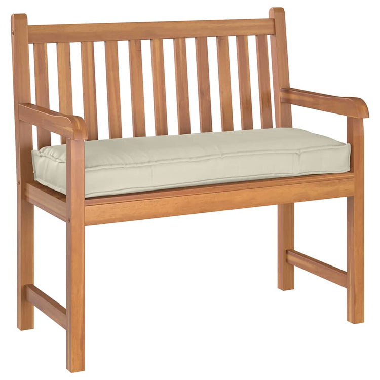 Vidaxl coussin crème 100 x 40 x 8 cm tissu oxford