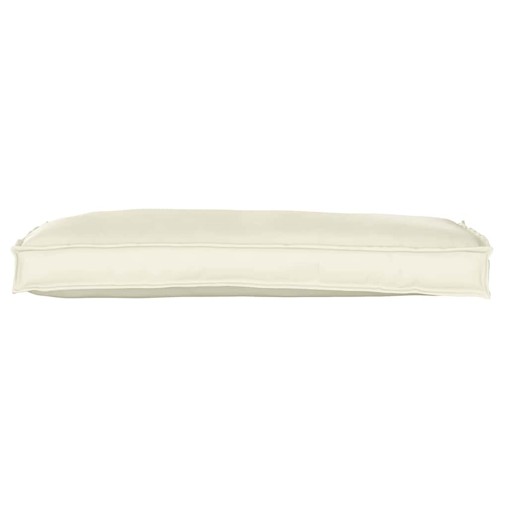 Vidaxl coussin crème 100 x 40 x 8 cm tissu oxford