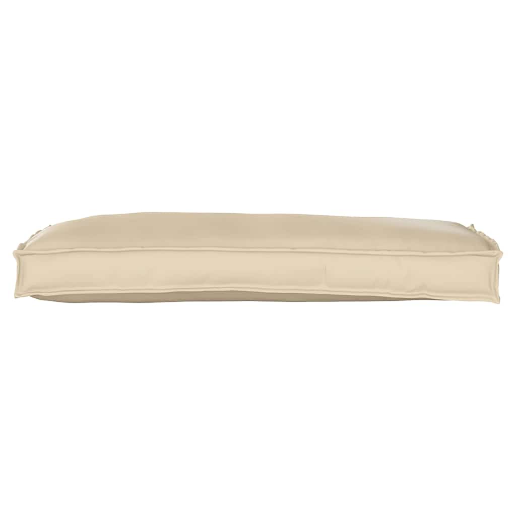 Vidaxl coussin beige 100 x 40 x 8 cm tissu oxford