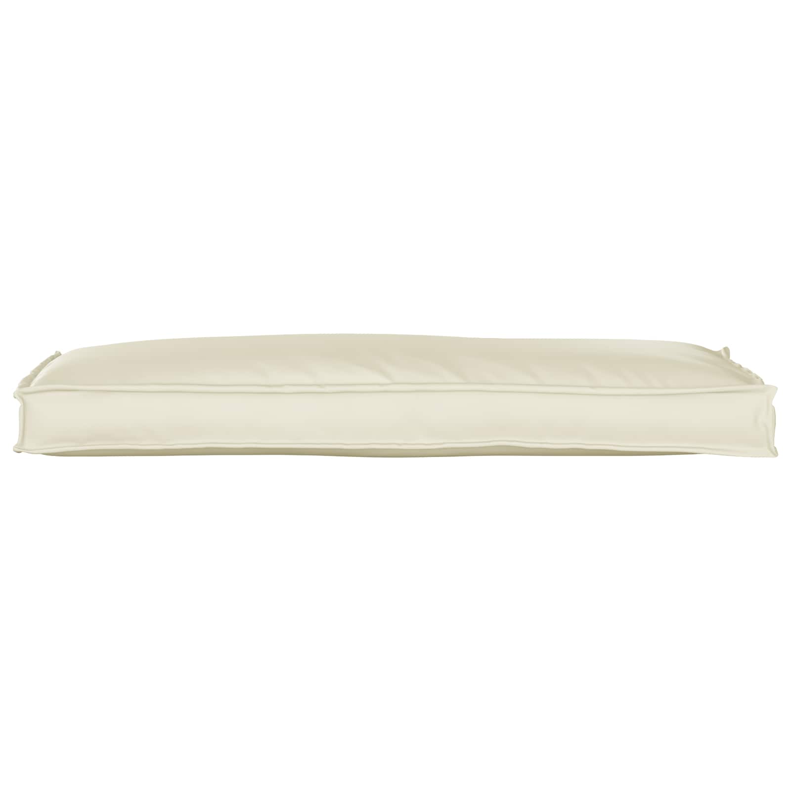 Vidaxl coussin crème 110 x 40 x 8 cm tissu oxford