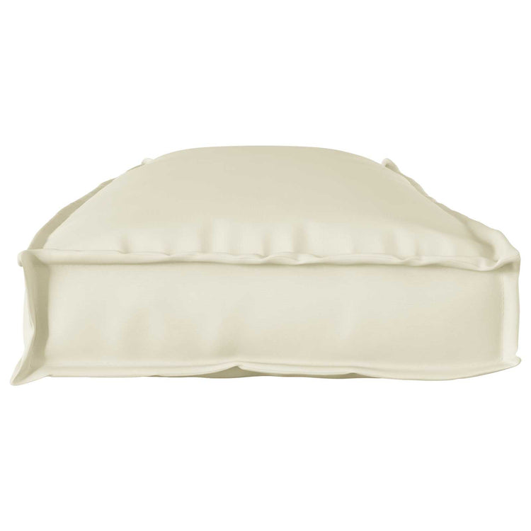 Vidaxl coussin crème 110 x 40 x 8 cm tissu oxford