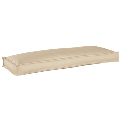 Vidaxl coussin beige 110 x 40 x 8 cm tissu oxford