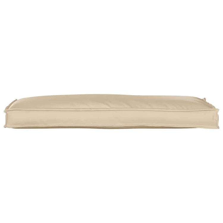 Vidaxl coussin beige 110 x 40 x 8 cm tissu oxford
