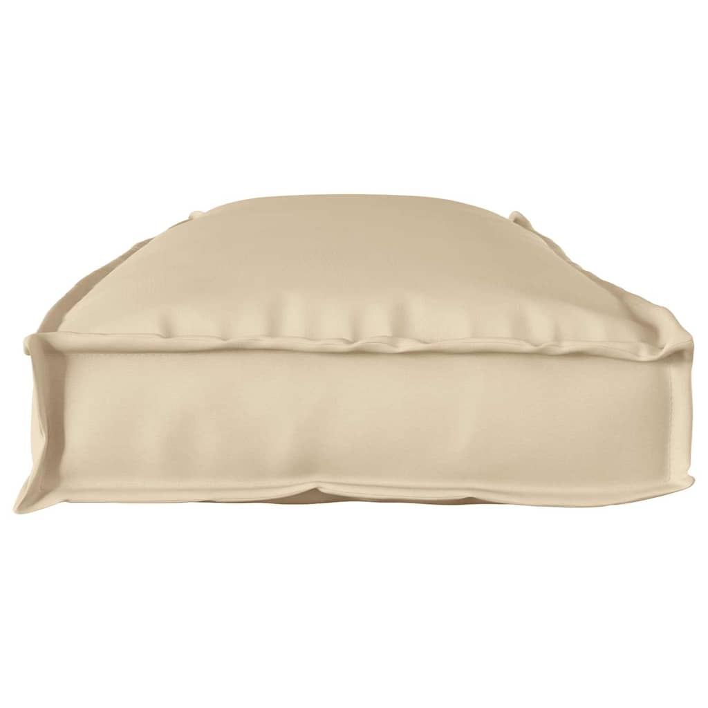 Vidaxl coussin beige 110 x 40 x 8 cm tissu oxford
