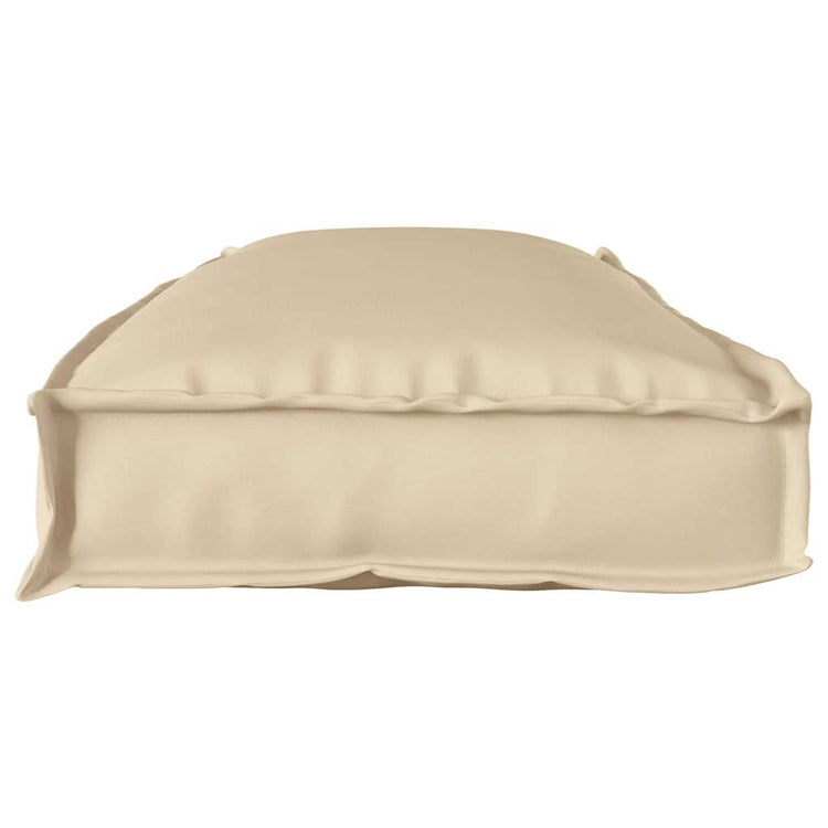Vidaxl coussin beige 110 x 40 x 8 cm tissu oxford