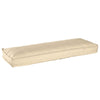Vidaxl coussin beige 120 x 40 x 8 cm tissu oxford