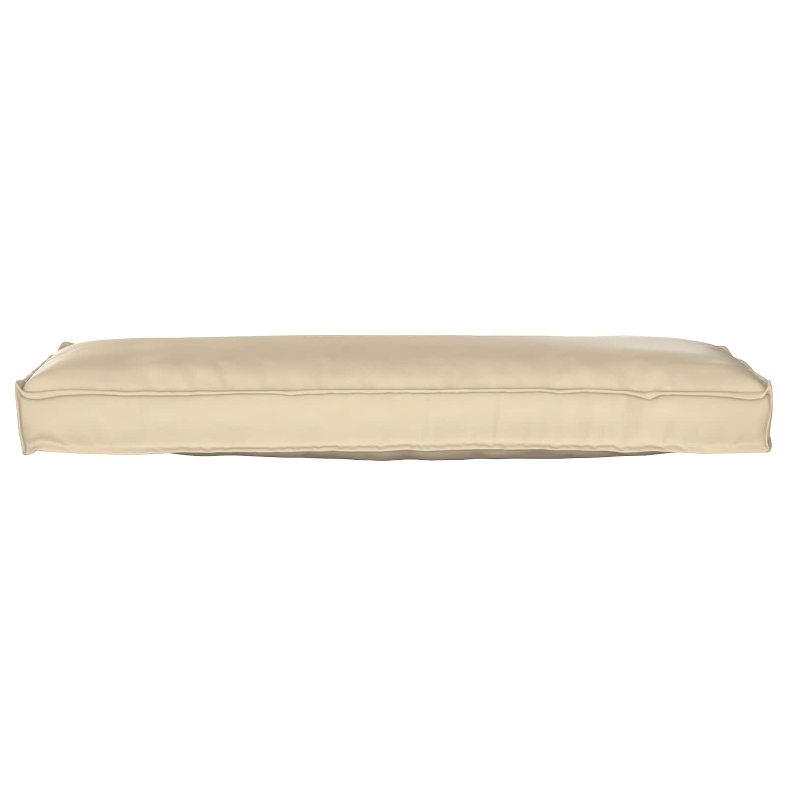 Vidaxl coussin beige 120 x 40 x 8 cm tissu oxford