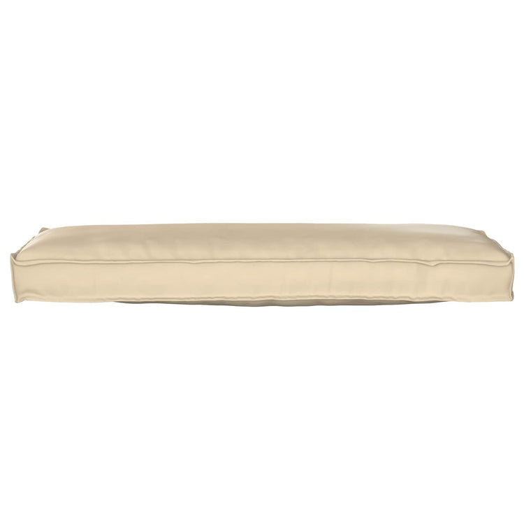 Vidaxl coussin beige 120 x 40 x 8 cm tissu oxford