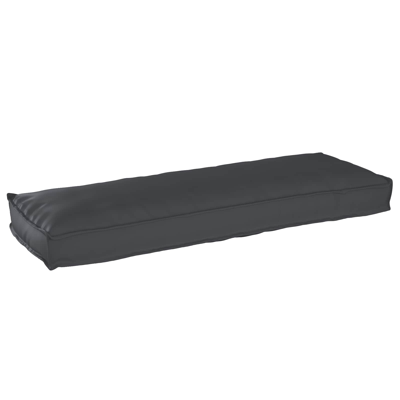 Vidaxx coussin noir 120 x 40 x 8 cm tissu oxford