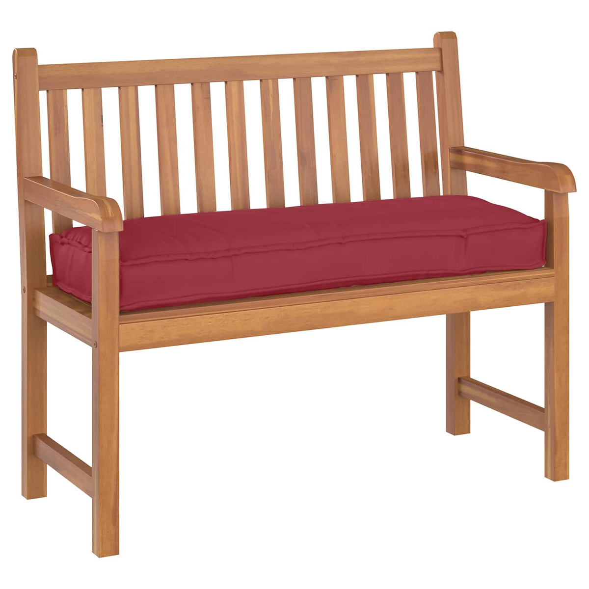Vidaxxl coussin vin rouge 120 x 40 x 8 cm tissu oxford