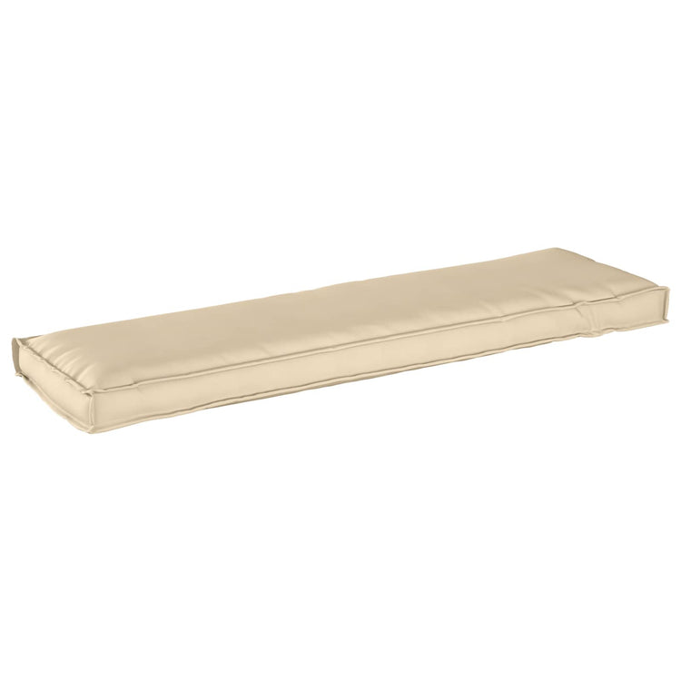 Vidaxl coussin beige 140 x 40 x 8 cm tissu oxford