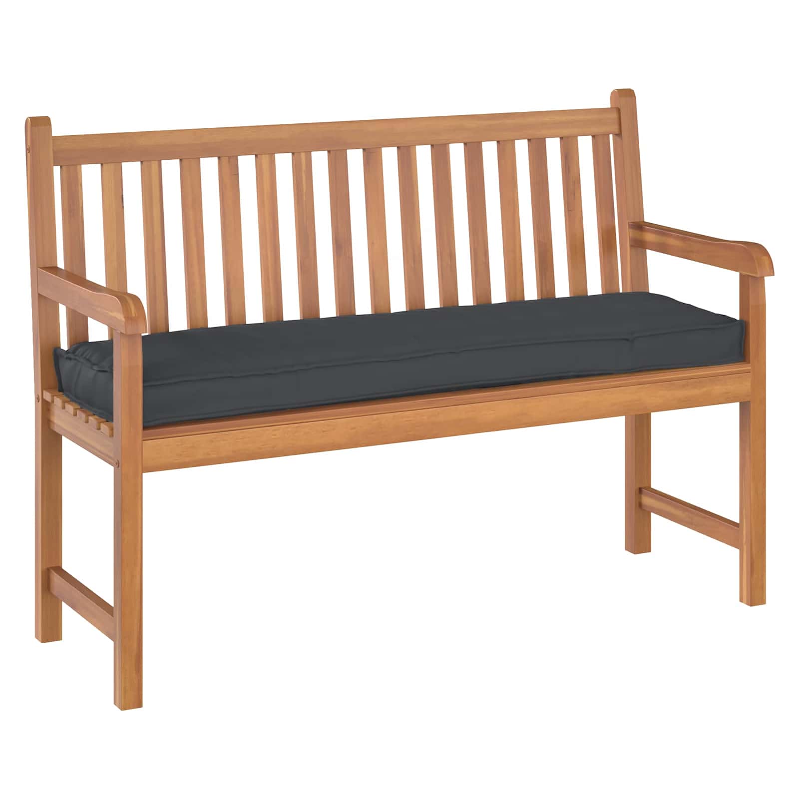 Vidaxx coussin noir 140 x 40 x 8 cm tissu oxford