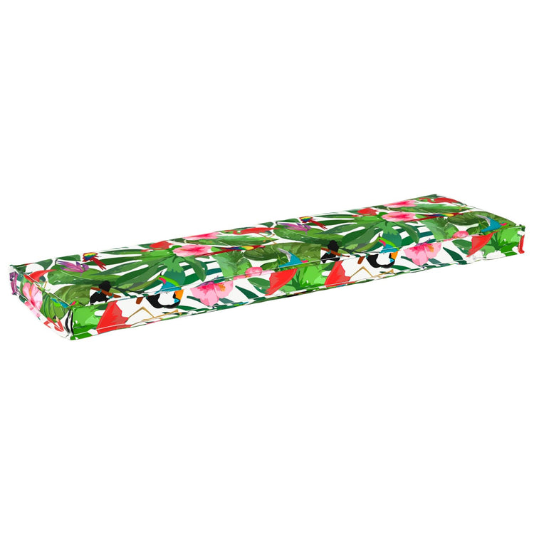 Vidaxx coussin fleurs multicolore 140 x 40 x 8 cm tissu oxford