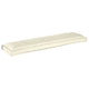 Vidaxl coussin crème 150 x 40 x 8 cm tissu oxford