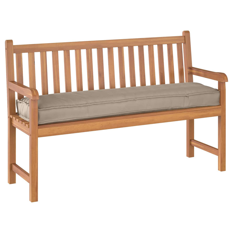 VidaXL coussin taupe 150 x 40 x 8 cm tissu oxford