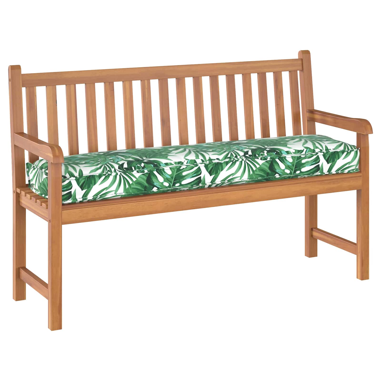 Vidaxxl coussin motif feuille feuille 150 x 40 x 8 cm tissu oxford