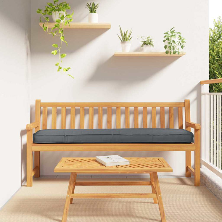 Vidaxl coussin palette anthracite 180 x 40 x 8 cm tissu oxford