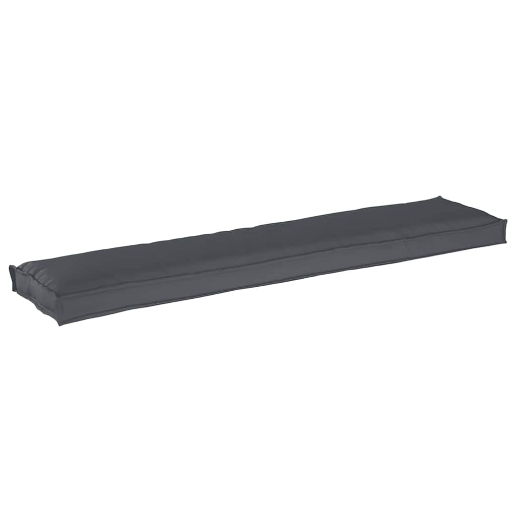 Vidaxl coussin palette anthracite 180 x 40 x 8 cm tissu oxford