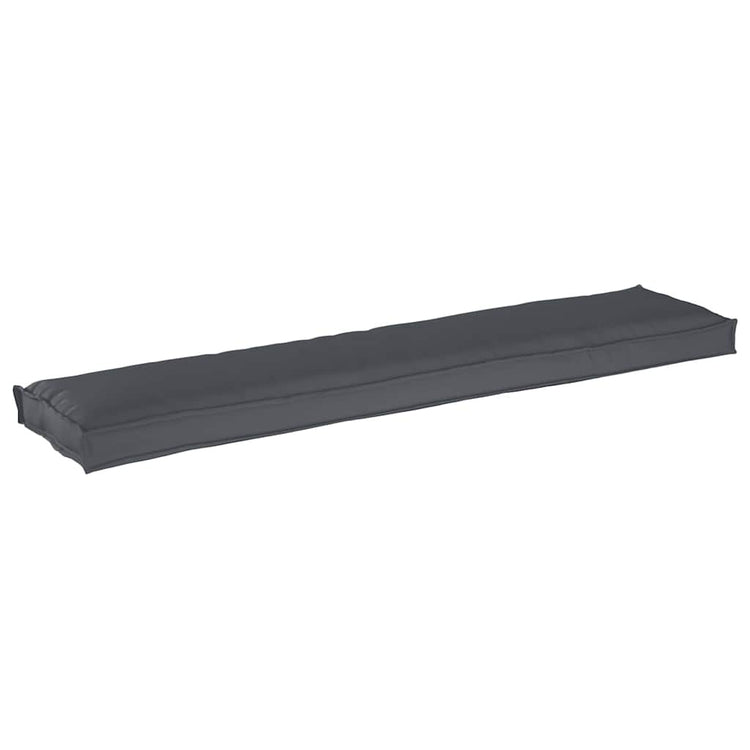 Vidaxl coussin palette anthracite 180 x 40 x 8 cm tissu oxford