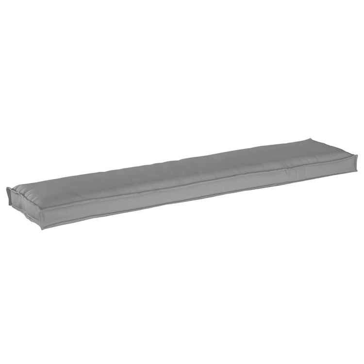 Vidaxl coussin palette gris 180 x 40 x 8 cm tissu oxford