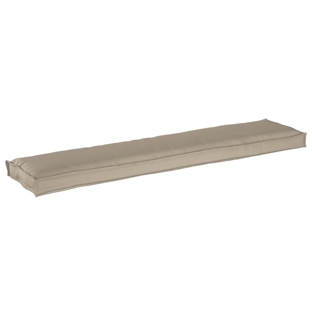 Vidaxx coussin palette taupe 180 x 40 x 8 cm tissu oxford