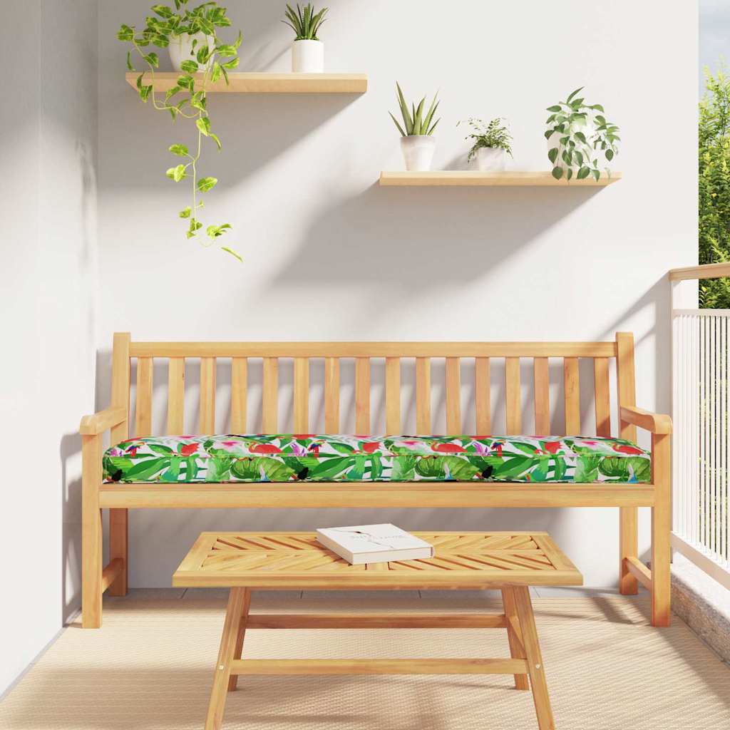 Vidaxx coussin palette jungle tropicale 180 x 40 x 8 cm tissu oxford