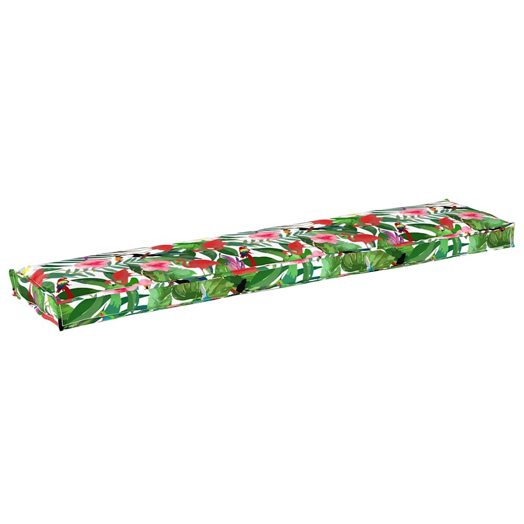Vidaxx coussin palette jungle tropicale 180 x 40 x 8 cm tissu oxford