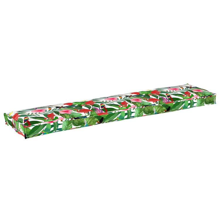 Vidaxx coussin palette jungle tropicale 180 x 40 x 8 cm tissu oxford