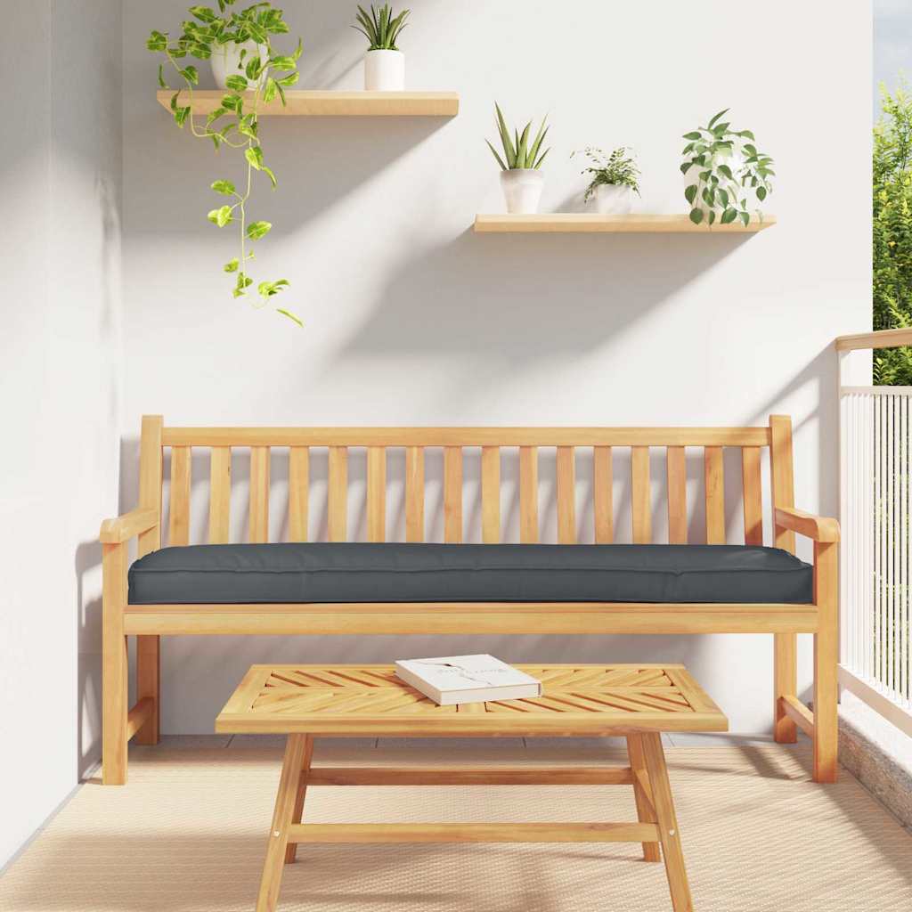 Vidaxl coussin palette anthracite 200 x 40 x 8 cm tissu oxford