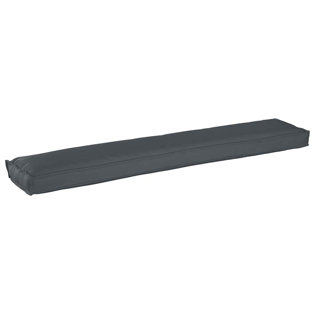 Vidaxl coussin palette anthracite 200 x 40 x 8 cm tissu oxford