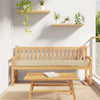 Vidaxl coussin palette beige 200 x 40 x 8 cm tissu oxford