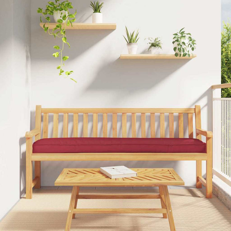 Vidaxx coussin palette vin rouge 200 x 40 x 8 cm tissu oxford