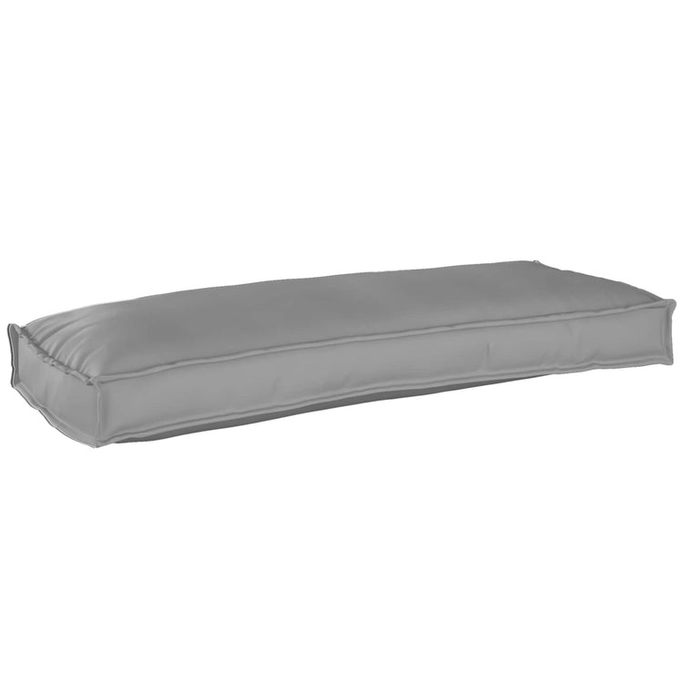 VidaXL ensemble de coussins de palette 2 pcs gris 100 x 40 x 8 cm tissu oxford