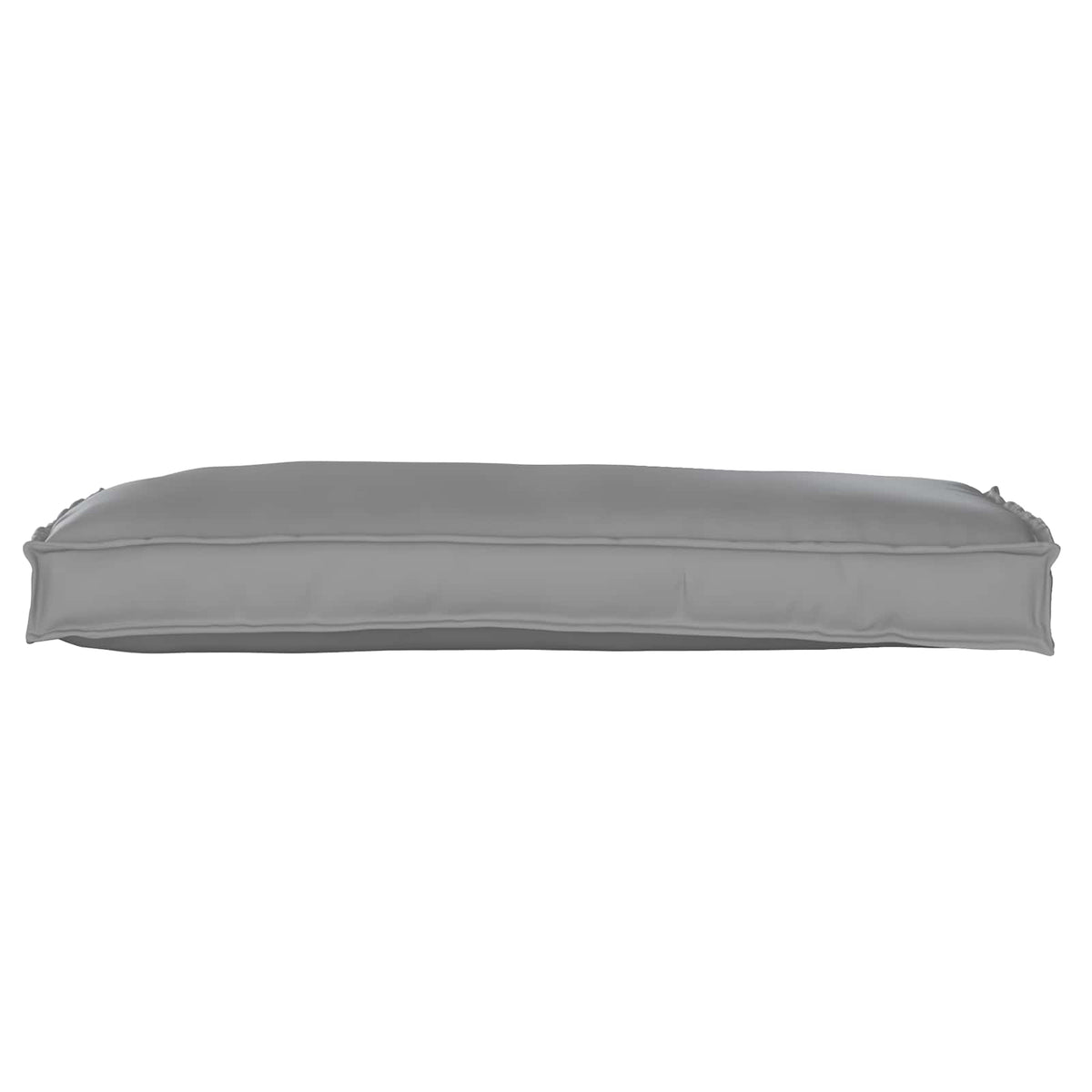 VidaXL ensemble de coussins de palette 2 pcs gris 100 x 40 x 8 cm tissu oxford