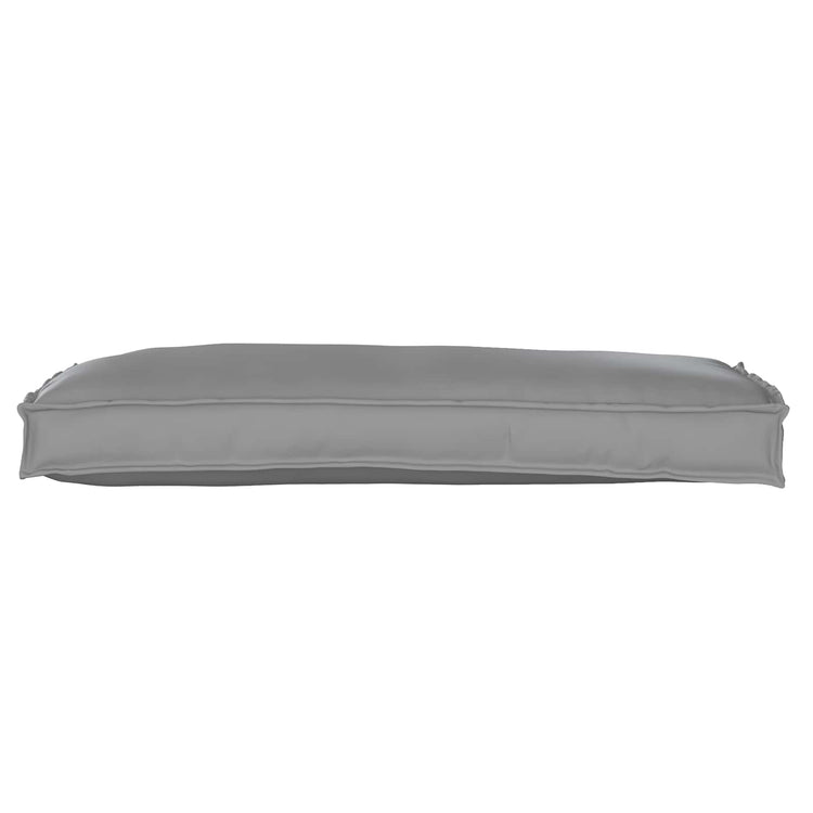 VidaXL ensemble de coussins de palette 2 pcs gris 100 x 40 x 8 cm tissu oxford