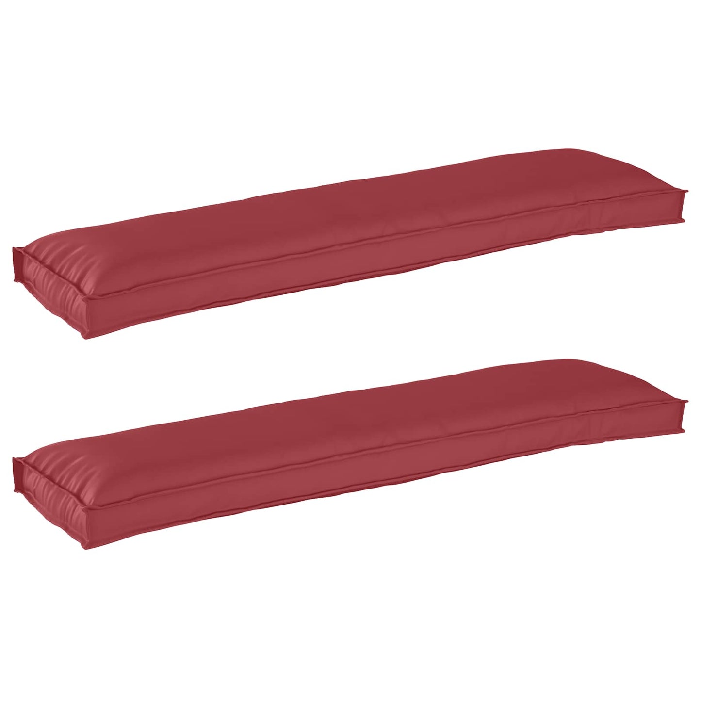 VidaXL ensemble de coussins de palette 2 pcs bleu royal 100 x 40 x 8 cm